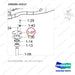 250204-15217 AXLE GROUP,STEER - parts diagram, item 1-07 shown - genuine Doosan / Bobcat forklift part