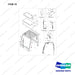 250204-15378 OVERHEAD GUARD;4T,100MM HIGH M/C W/WIPER,CROWN - full parts diagram, item 10 marked - genuine Doosan / Bobcat forklift part