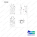 250204-15752 CHART,LOCATION;BR14/BR25,BOBCAT - full parts diagram, item 22 marked - genuine Doosan / Bobcat forklift part