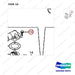 26106-080252 Cooling Water System Gp - parts diagram, item 10 shown - genuine Doosan / Bobcat forklift part
