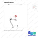 300202-00129 REMOTE GREASE AR;FRONT - parts diagram, item 8 shown - genuine Doosan / Bobcat forklift part