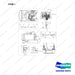 300203-00681 CONNECTOR GROUP;BATTERY;EMERGENCY - full parts diagram, item 1 marked - genuine Doosan / Bobcat forklift part