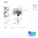 300203-00681 CONNECTOR GROUP;BATTERY;EMERGENCY - parts diagram, item 1 shown - genuine Doosan / Bobcat forklift part