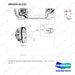 300203-01122 CONNECTOR GROUP;BATTERY;SBE320;INSIDE - parts diagram, item 1 shown - genuine Doosan / Bobcat forklift part