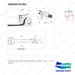 300203-01351 CONNECTOR GROUP;BATTERY;B50X-7 INSIDE - parts diagram, item 1 shown - genuine Doosan / Bobcat forklift part