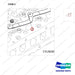 300203-01428A AIR HEATER RELAY & GLOW PLUG - parts diagram, item 2 shown - genuine Doosan / Bobcat forklift part
