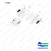 300427-02601 SIDE PANEL GP;VENTED FUEL CABIN,BOBCAT - full parts diagram, item 2 marked - genuine Doosan / Bobcat forklift part