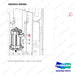 300503-00090 MOTOR GROUP,DRIVE - parts diagram, item 1 shown - genuine Doosan / Bobcat forklift part