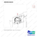 300506-00425 MOTOR GROUP,PUMP - parts diagram, item 1 shown - genuine Doosan / Bobcat forklift part