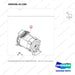 300506-01180 CHANGEOVER AR;IP54 RATED MOTOR - parts diagram, item 2 shown - genuine Doosan / Bobcat forklift part