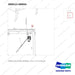 300512-00055 WIPER ASSY;REAR,HENMAR - parts diagram, item 2 shown - genuine Doosan / Bobcat forklift part