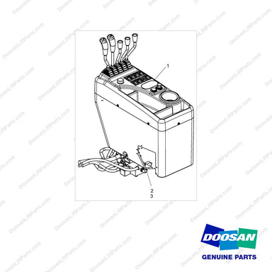 300605-00183 INSTRUMENT GAUGE;D110,D160 CABIN TIER4 I - full parts diagram - genuine Doosan / Bobcat forklift part