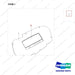300605-00354 INSTRUMENT GROUP - parts diagram, item 1 shown - genuine Doosan / Bobcat forklift part