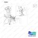 300605-00413 FCU GROUP;PSI,DF - parts diagram, item 8 shown - genuine Doosan / Bobcat forklift part