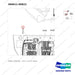 300611-00822 PANEL,CONTROL - parts diagram, item 1 shown - genuine Doosan / Bobcat forklift part