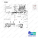 300611-01039 WIRE GROUP;8TON, T4 - parts diagram, item 2 shown - genuine Doosan / Bobcat forklift part