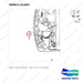 300611-01493 PANEL ASSY,CONTROL - parts diagram, item 2-01 shown - genuine Doosan / Bobcat forklift part