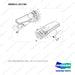 300611-01730 REST,ARM;FINGERTIP 3WAY - full parts diagram, item 8 marked - genuine Doosan / Bobcat forklift part