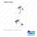 300611-01815 PANEL ASSY;CONTROL - full parts diagram, item 1 marked - genuine Doosan / Bobcat forklift part