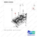 300611-01815 PANEL ASSY;CONTROL - parts diagram, item 1 shown - genuine Doosan / Bobcat forklift part