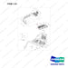300611-02119 PANEL,CONTROL;B16/20X-7 PLUS - full parts diagram, item 1-01 marked - genuine Doosan / Bobcat forklift part