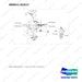300611-02417 WIRE GROUP;FCU - full parts diagram, item 8 marked - genuine Doosan / Bobcat forklift part