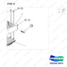 300611-02532 CONDITIONER,AIR - parts diagram, item 14 shown - genuine Doosan / Bobcat forklift part