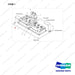 300611-02590 CONTROLLER ASSY;F CONTOLLER;36V - full parts diagram, item 1 marked - genuine Doosan / Bobcat forklift part