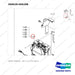 300628-00628B SUPPLY MODULE - parts diagram, item 1-2 shown - genuine Doosan / Bobcat forklift part