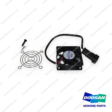 300724-00011 - 12V Electric Fan Assembly - OEM Doosan Daewoo Bobcat