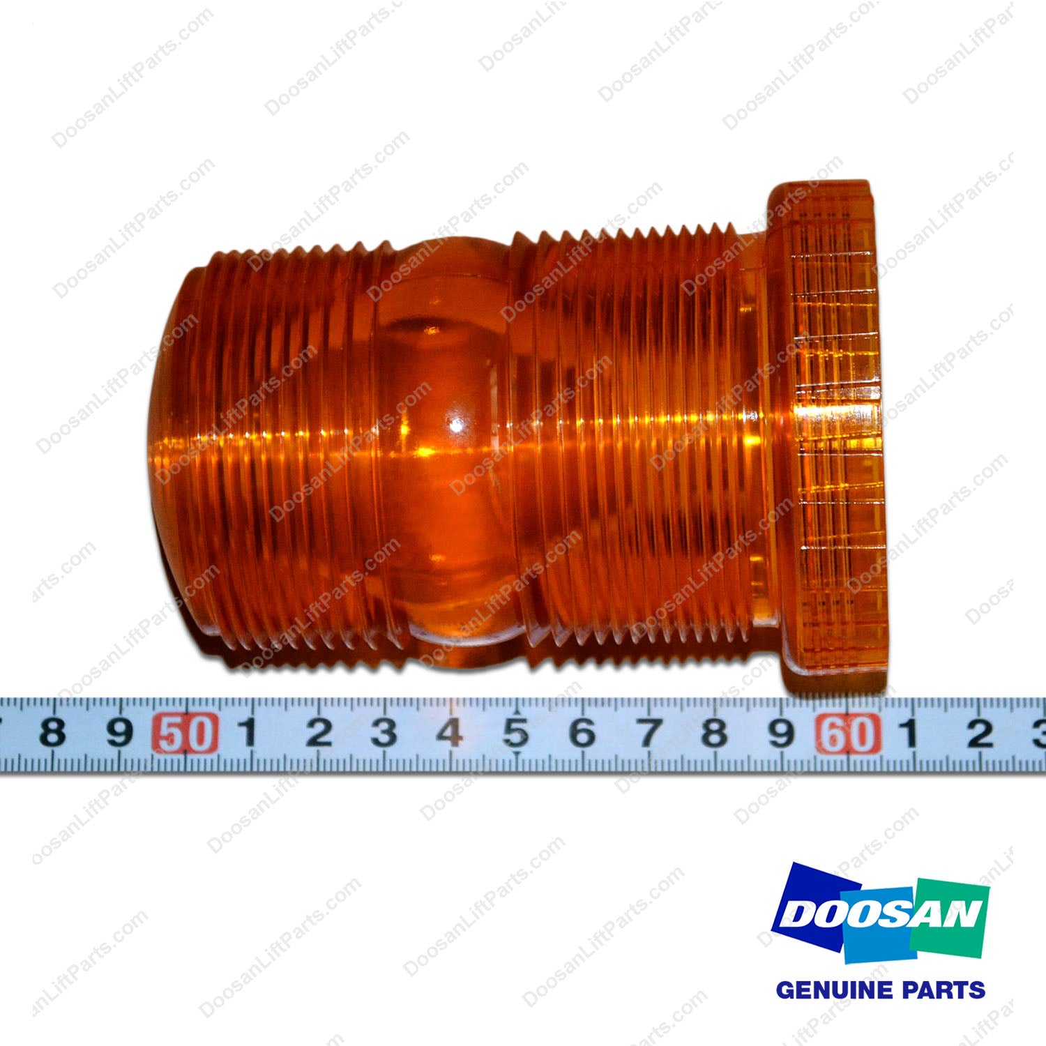 Strobe;lens-Amber - Doosan Forklift Part 301008-00057