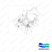 301202-00849 CHASSIS HARNESS GP_SUB;BASIC D45S-9 - full parts diagram - genuine Doosan / Bobcat forklift part