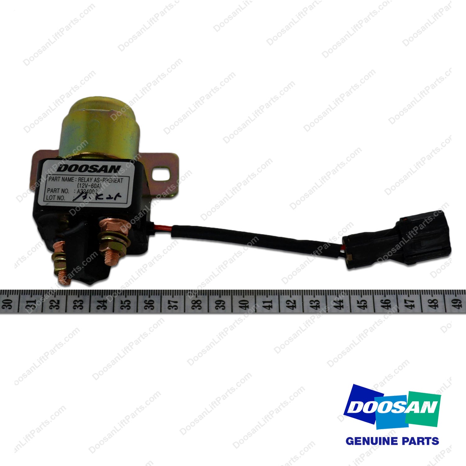 Relay ASSY,Preheat - Doosan Forklift Part 301204-00001
