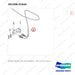 301308-01644 MOUNT GROUP;TILT LIMIT SENSOR - parts diagram, item 5 shown - genuine Doosan / Bobcat forklift part