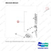 301310-00153 MOTOR ASSY,PUMP;B20T/B20X;IP54 - parts diagram, item 5 shown - genuine Doosan / Bobcat forklift part