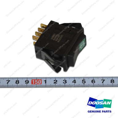 Switch Assy;rocker(Wiper-Rear) - Doosan Forklift Part 301405-00019