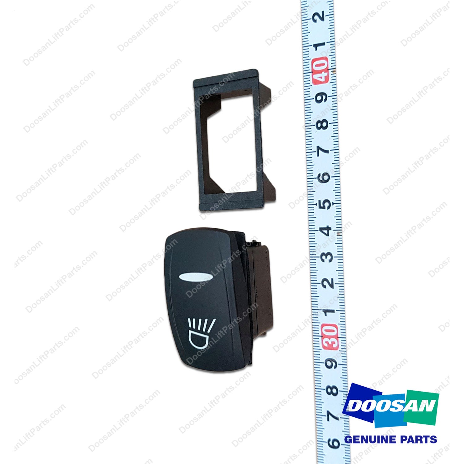 Switch Assy;work Lamp(Rocker) - Doosan Forklift Part 301405-00379