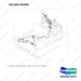 301405-00599 HAZARD SWITCH GP. - full parts diagram, item 1 marked - genuine Doosan / Bobcat forklift part