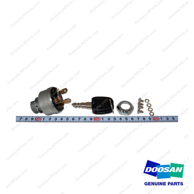 Switch ASSY,Key;ignition,Crown Logo - Doosan Forklift Part 301409-00035