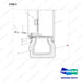 301869-09 WHEEL & TIRE GP-DRIVE AND MOUNTING - (3 TON)-2 REQUIRED - full parts diagram, item 5 marked - genuine Doosan / Bobcat forklift part