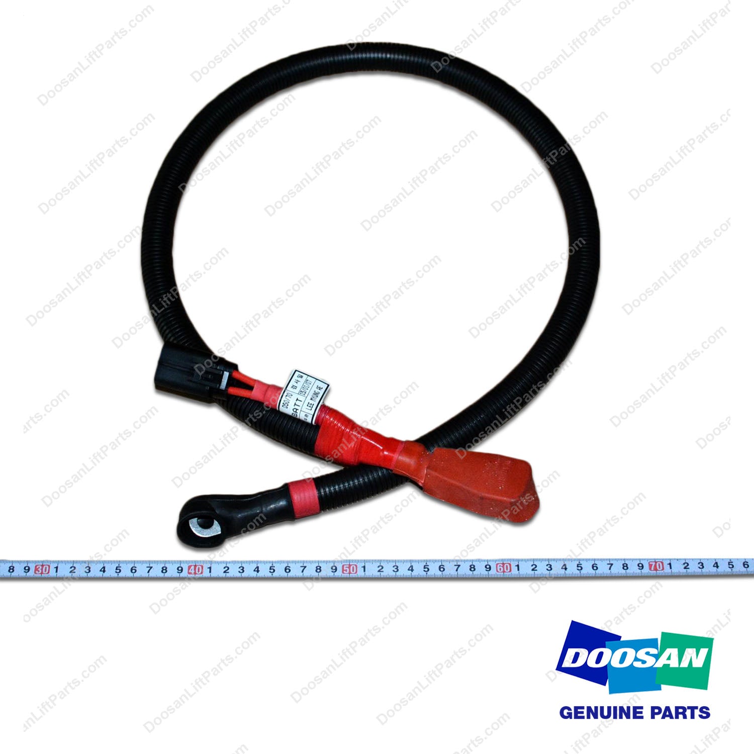 Cable ASSY;D70S-7 Battery Positive 60SQ - Doosan Forklift Part 310203-06433
