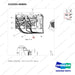 310203-06805 PANEL,CONTROL - parts diagram, item 15 shown - genuine Doosan / Bobcat forklift part