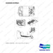 310203-07053 PANEL,CONTROL - full parts diagram, item 18 marked - genuine Doosan / Bobcat forklift part