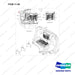 310203-07943 PANEL,CONTROL;B22/25X - full parts diagram, item 11-05 marked - genuine Doosan / Bobcat forklift part