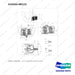 310203-08123 PANEL,CONTROL - full parts diagram, item 9-04 marked - genuine Doosan / Bobcat forklift part