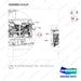 310203-11117 PANEL GP.-CONTROL;B30/35X-7 SLIO - parts diagram, item 1-03 shown - genuine Doosan / Bobcat forklift part