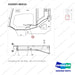310207-00315 Changeover AR. Top Wiper - parts diagram, item 10 shown - genuine Doosan / Bobcat forklift part