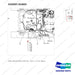 310207-01603 WIRE GROUP;NON-CERT,DF - parts diagram, item 1 shown - genuine Doosan / Bobcat forklift part