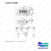 310207-01984 WIRING GROUP - full parts diagram, item 1 marked - genuine Doosan / Bobcat forklift part
