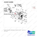 310207-02808 CH/OV AR-SAFETY FEATURE;UL SAFETY,D25S-7 - parts diagram, item 3 shown - genuine Doosan / Bobcat forklift part